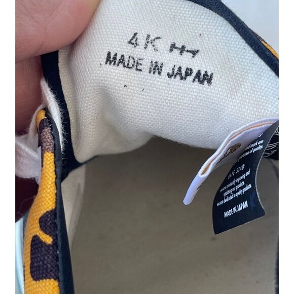 A Bathing Ape Authentic Vans Womens Lace Up Old Skool Sneakers Black Leopard 8 - Picture 10 of 11